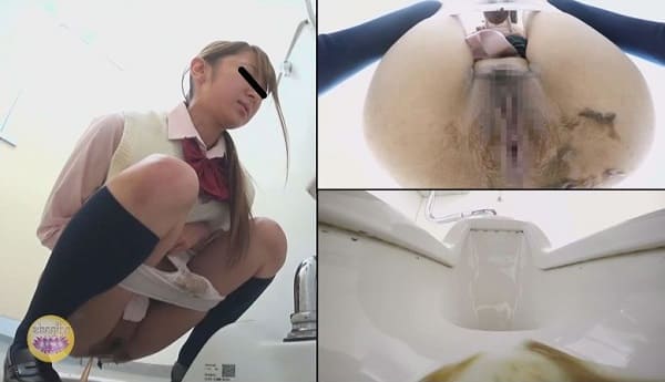 女子高生が下痢便お漏らし