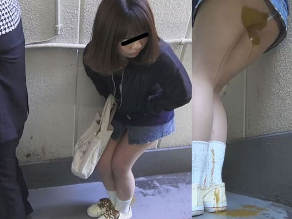 食い込みTバックに下痢便お漏らし
