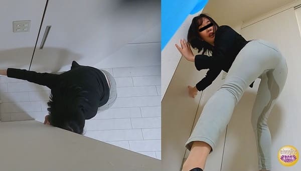 ピタパンにオシッコお漏らし