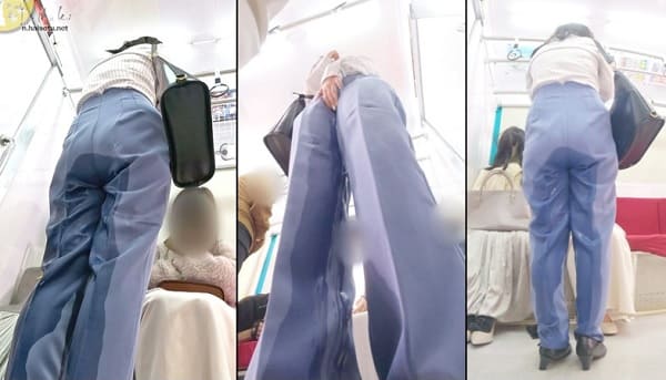 ピタパンにオシッコお漏らし