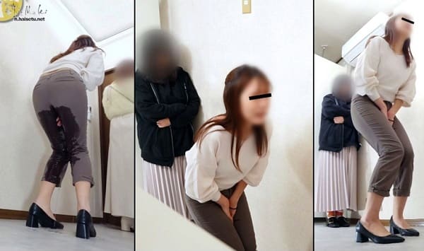 ピタパンにオシッコお漏らし